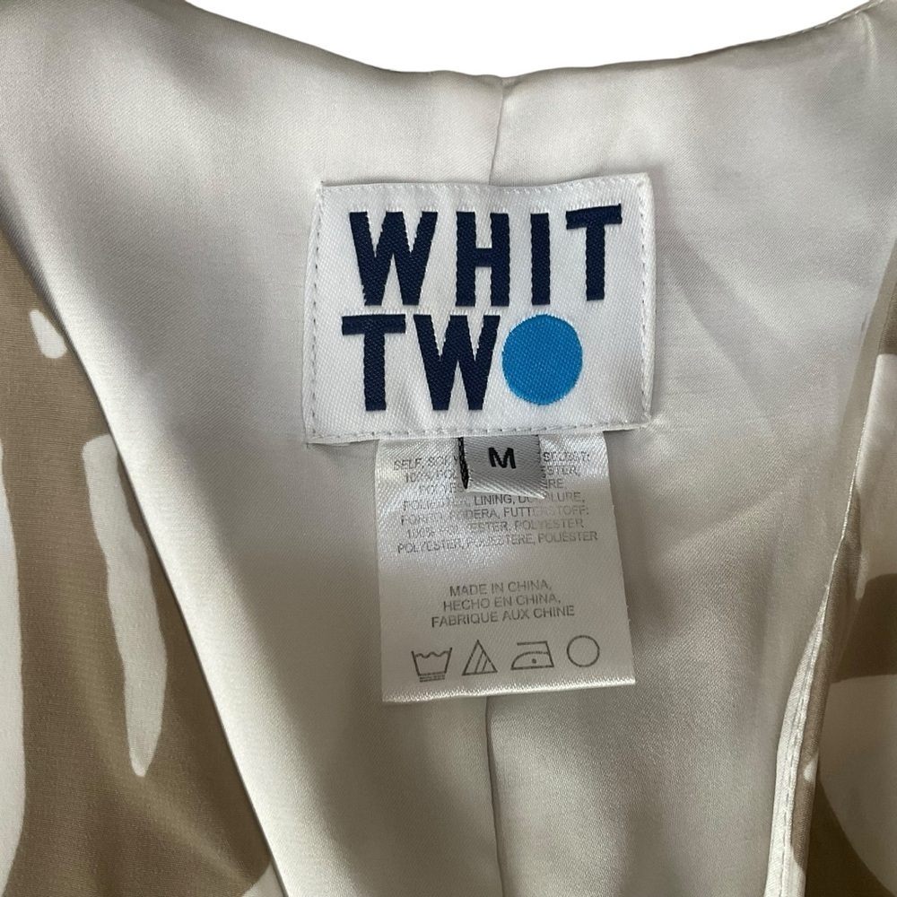 WHIT TWO Anthropologie Abstract Print Sleeveless Maxi Dress Size M - Picture 7 of 8